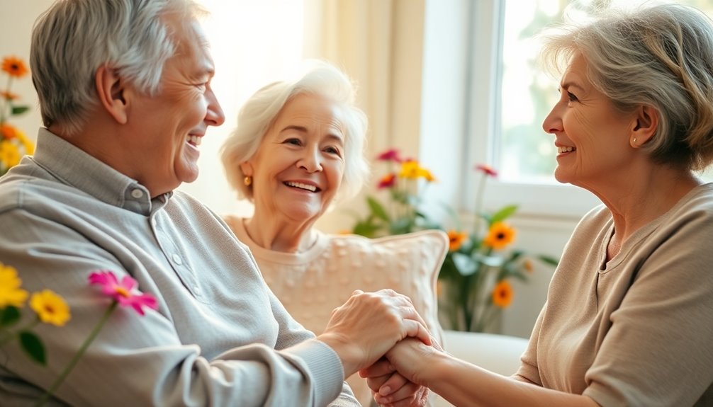offering compassionate emotional assistance