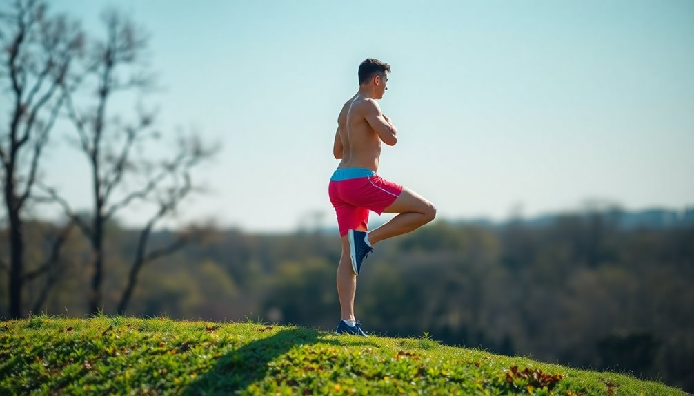 one legged stability exercise