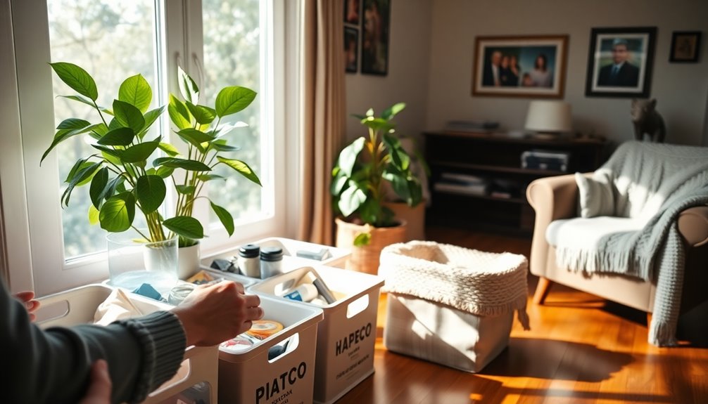 organize for a healthier home