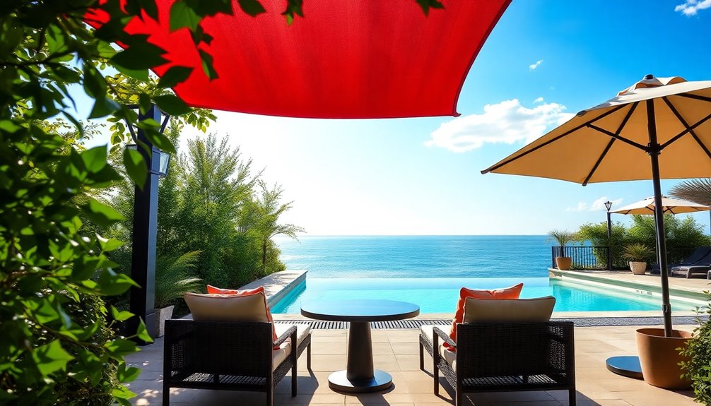 outdoor comfort with shade