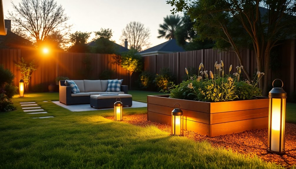 outdoor lighting enhances safety