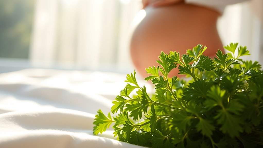 parsley and pregnancy edema