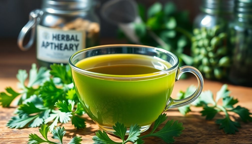 parsley tea health benefits