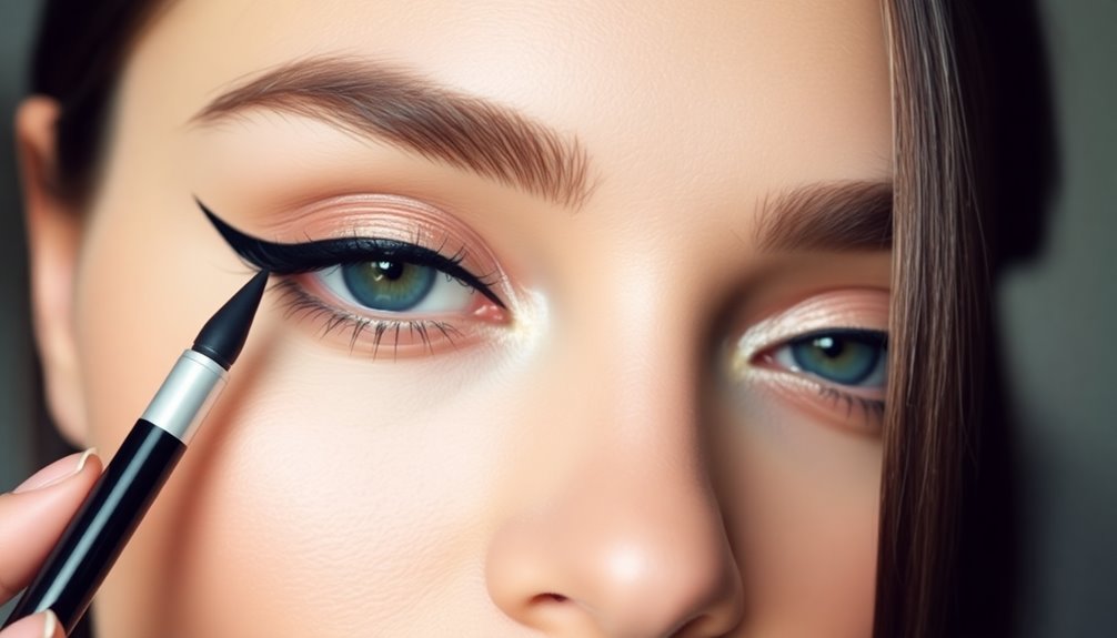perfect winged eyeliner technique