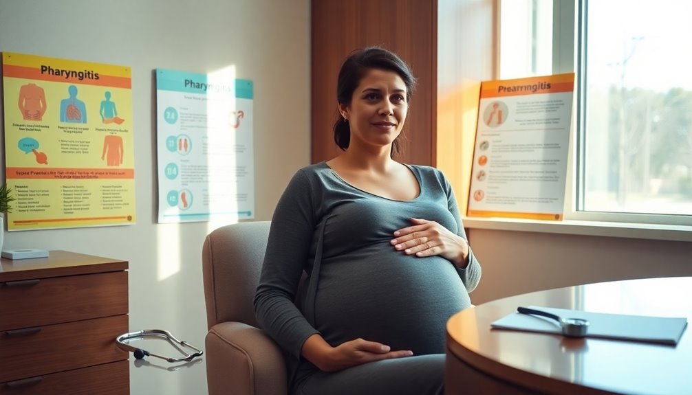 pharyngitis causes in pregnancy