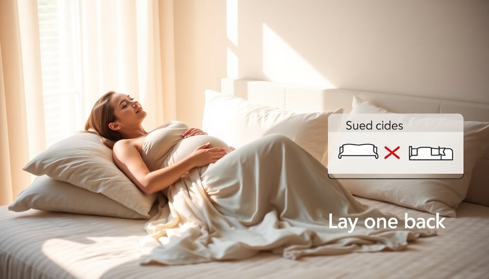 positions to avoid late pregnancy