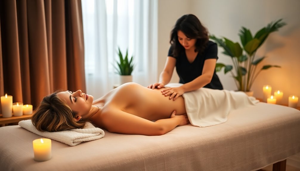 postpartum recovery through massage