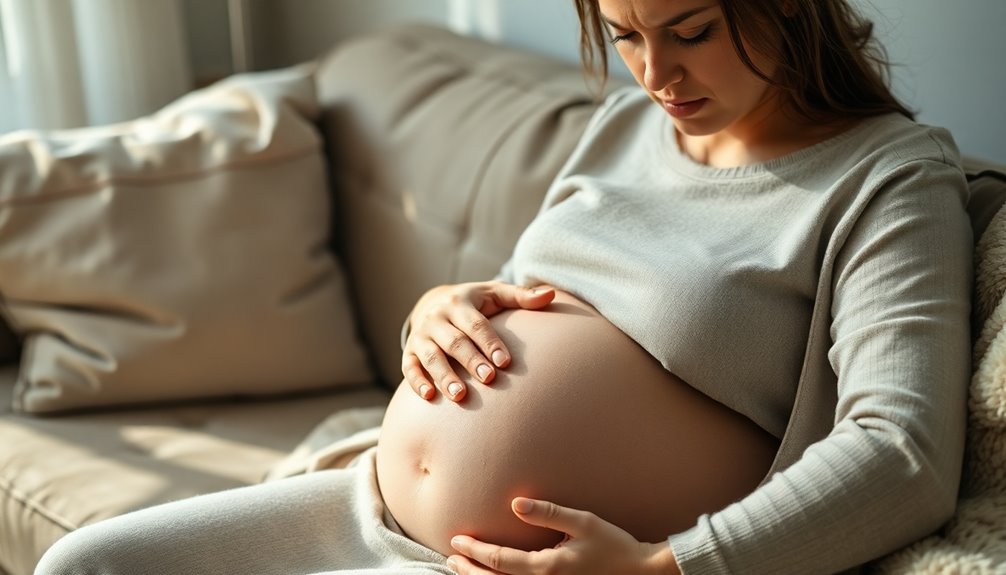 pregnancy related gas pain symptoms