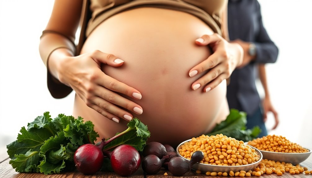 pregnancy related iron deficiency