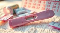 pregnancy test during menstruation