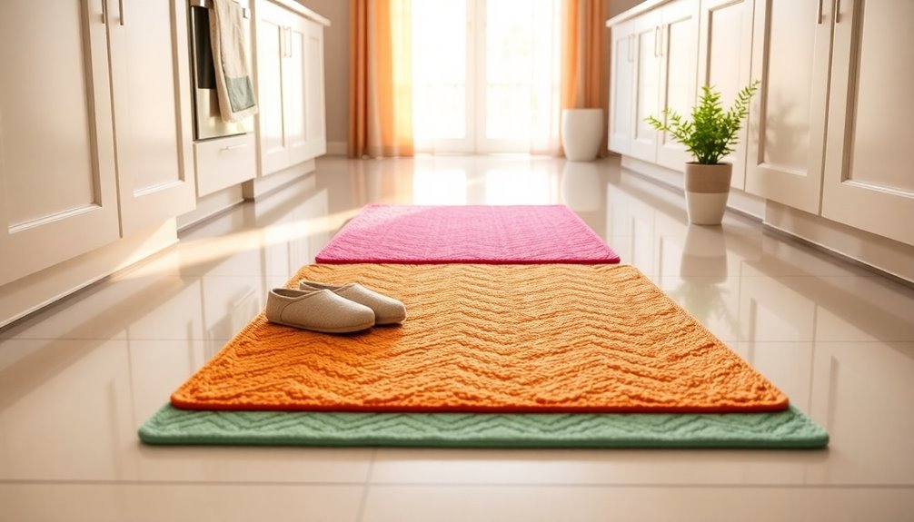 prevent slips with mats