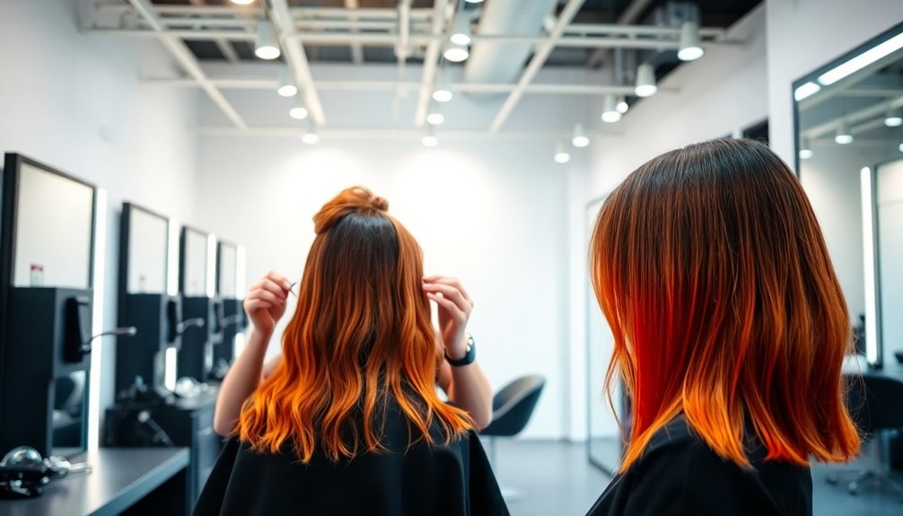 professional treatments for orange tones