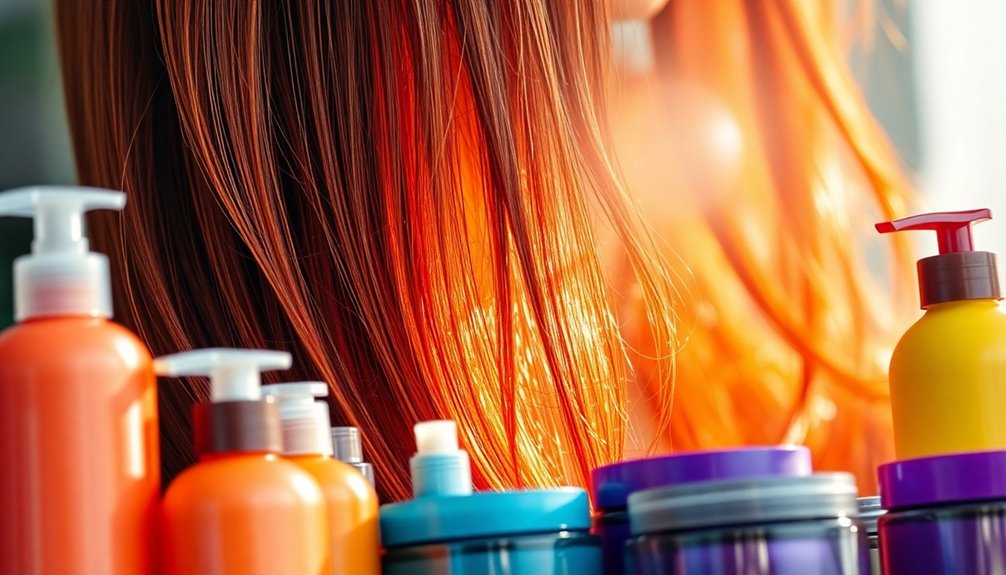 remove red orange hair discoloration