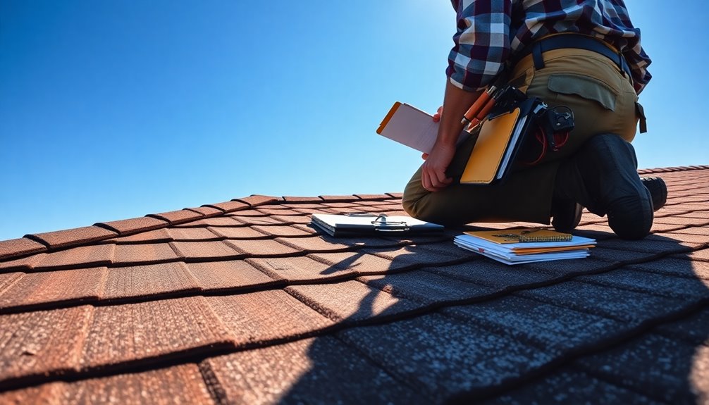roof inspection process description