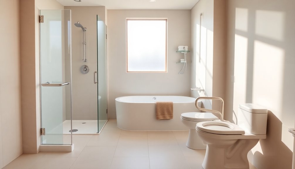 safe and comfortable restrooms