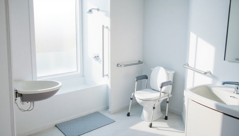 safe bathroom design elements