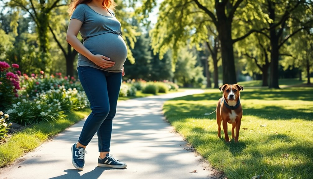 safe walking during pregnancy
