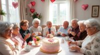 senior valentine s day celebrations