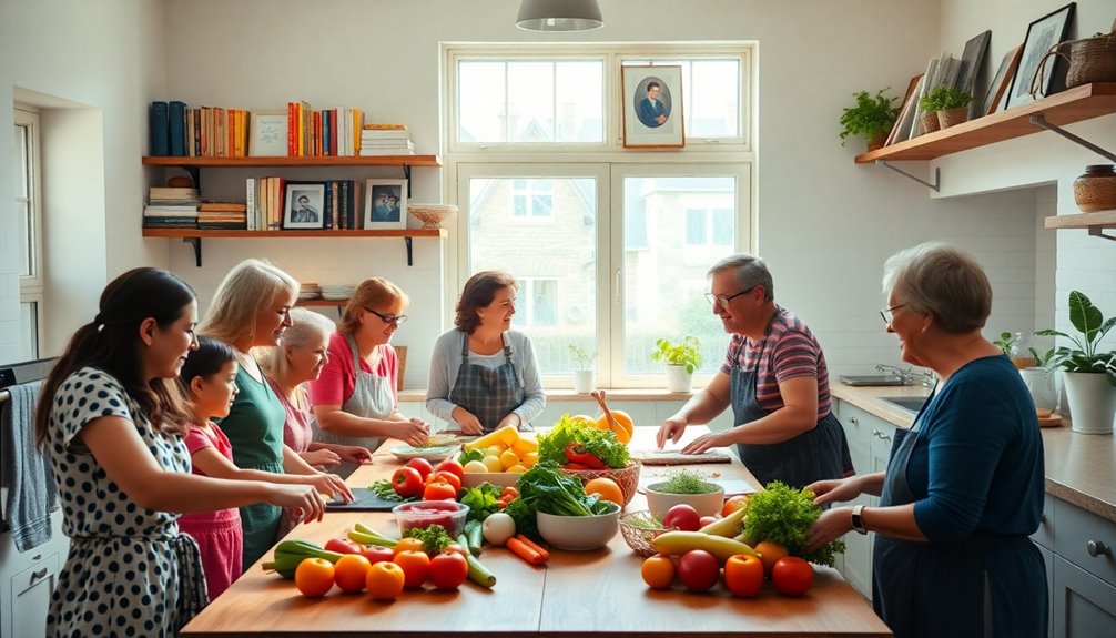 shared communal living spaces