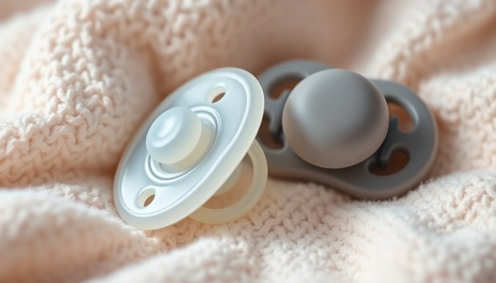 silicone pacifiers offer advantages