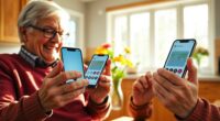 smartphones for senior ease