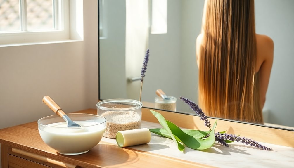 smooth and straight hair care