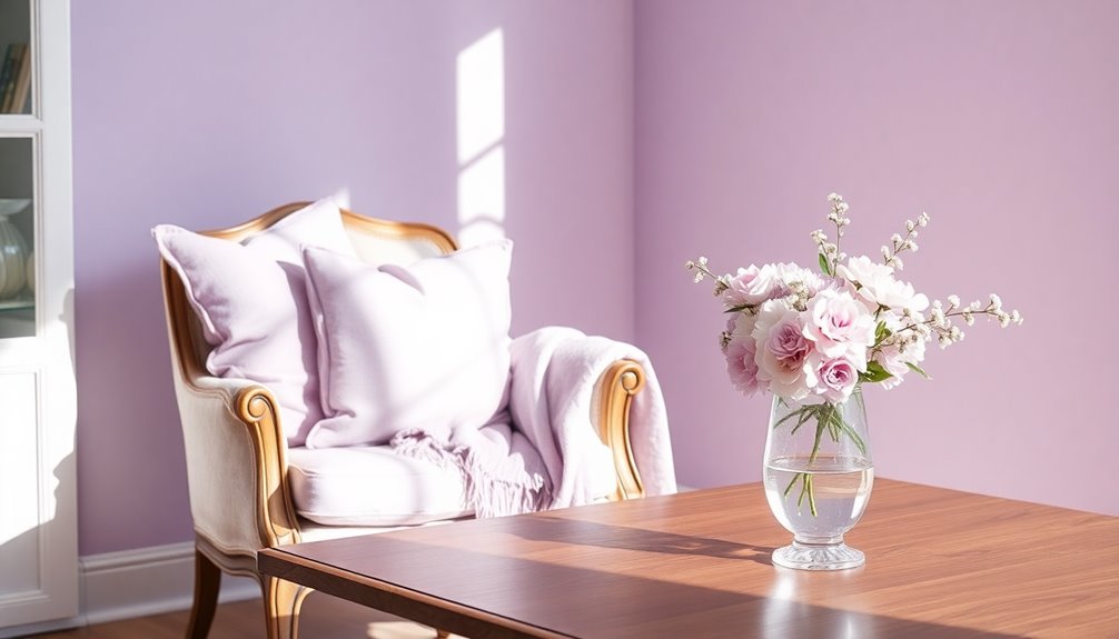 soft floral color palette