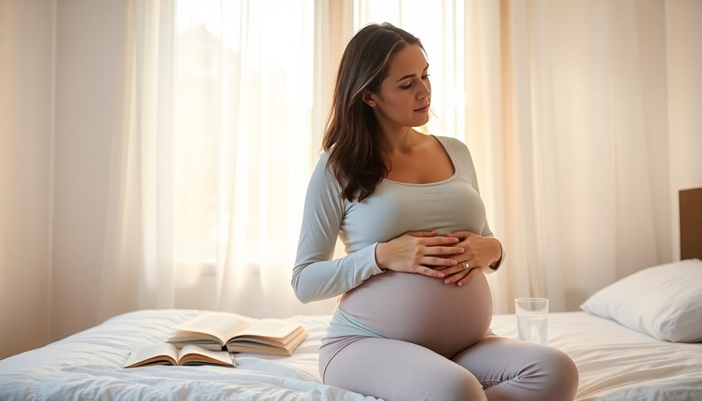 stabbing sensation pregnancy causes