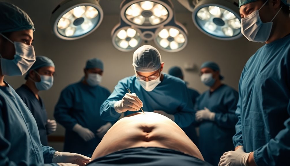 surgical childbirth delivery method