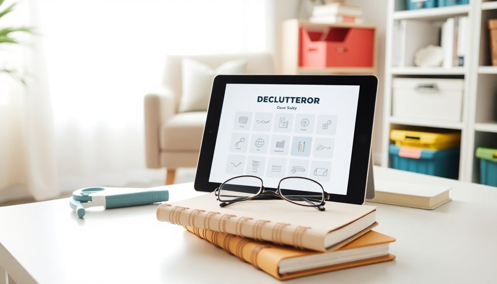technology aids in decluttering