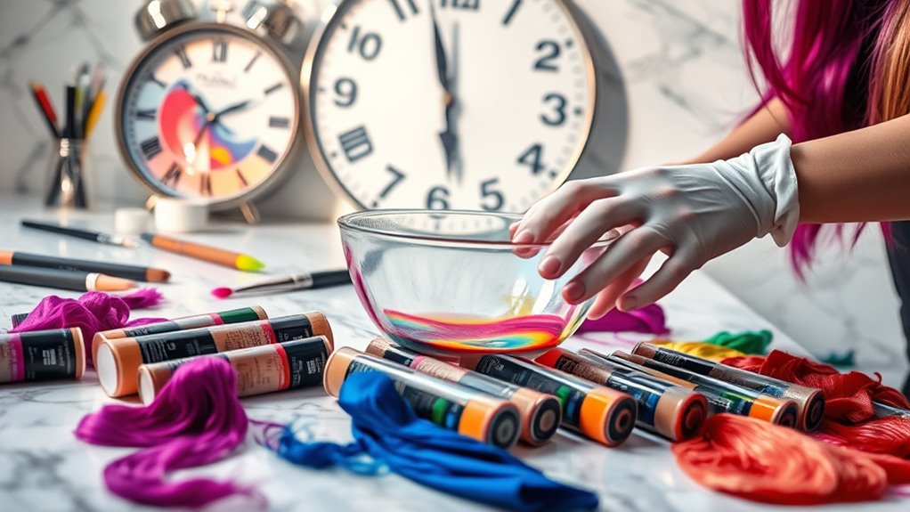 timing enhances coloring effectiveness