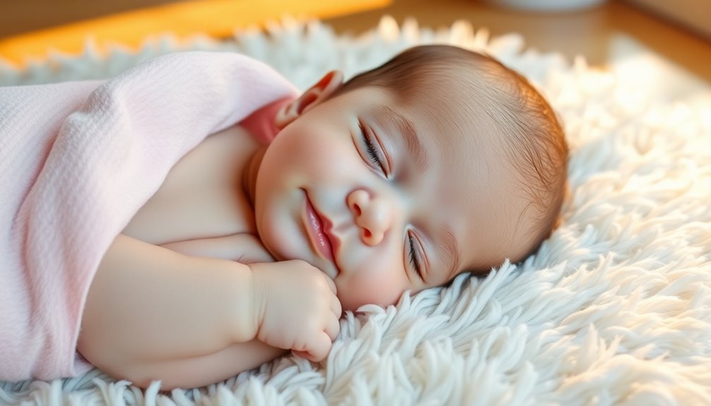 timing of sleep smiles