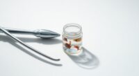 tissue retention during curettage