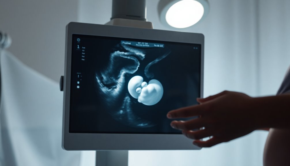 ultrasound pregnancy sac visibility