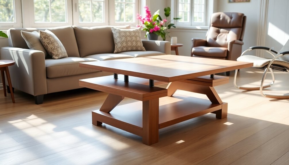 versatile furniture height adjustment