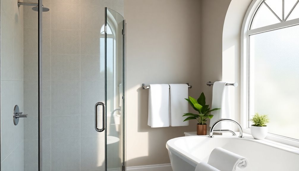 walk in showers and tubs
