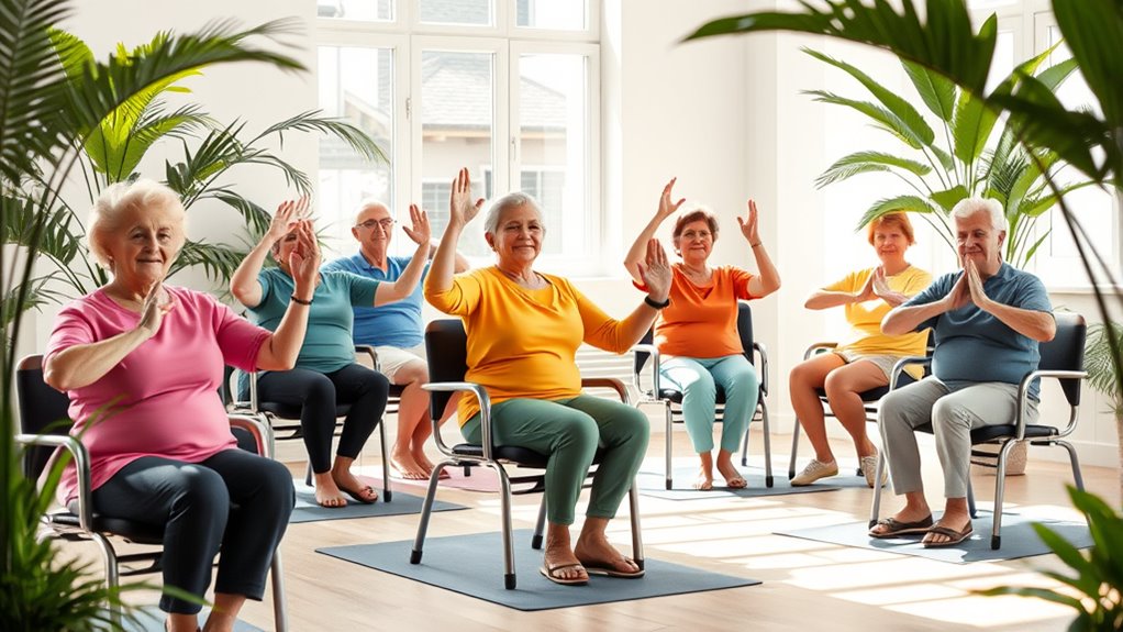 chair yoga essential poses