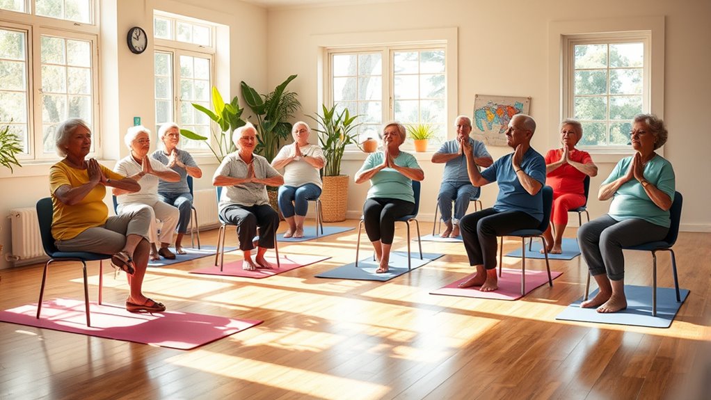 chair yoga poses guide
