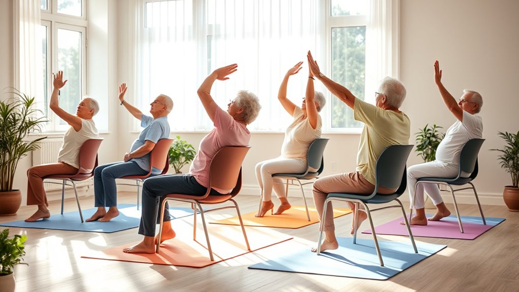 chair yoga techniques for flexibility