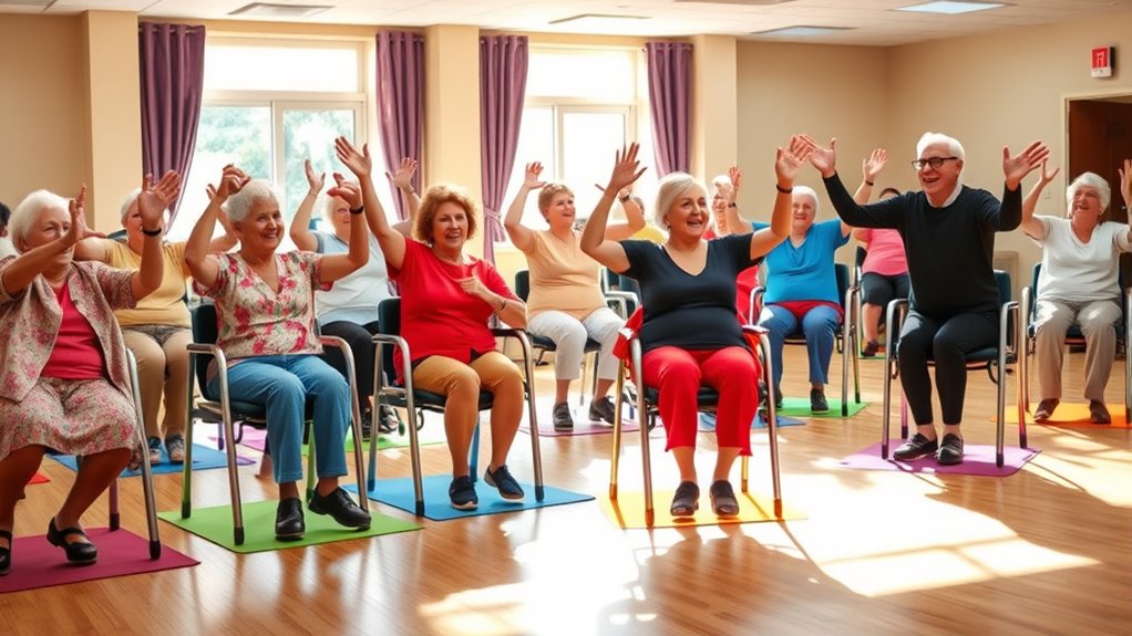 chair zumba promotes senior wellness