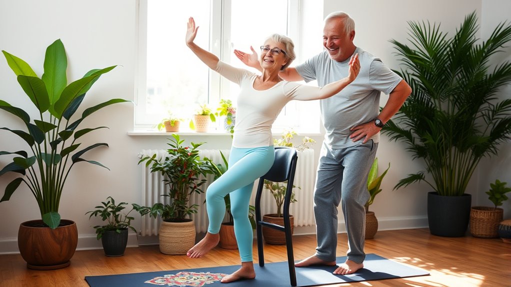 core strength sit stand exercise