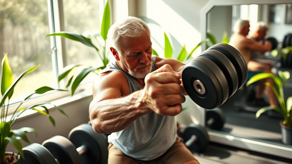 dumbbell strength building exercises