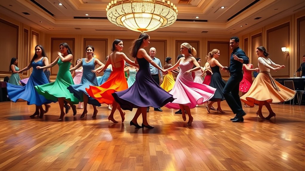 elegant partner dance style