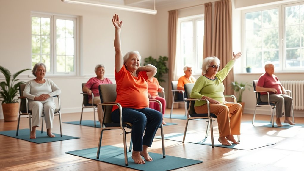 enhancing chair yoga practice