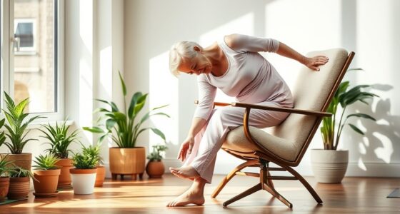 gentle chair yoga stretches