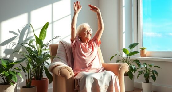 gentle chair yoga stretches