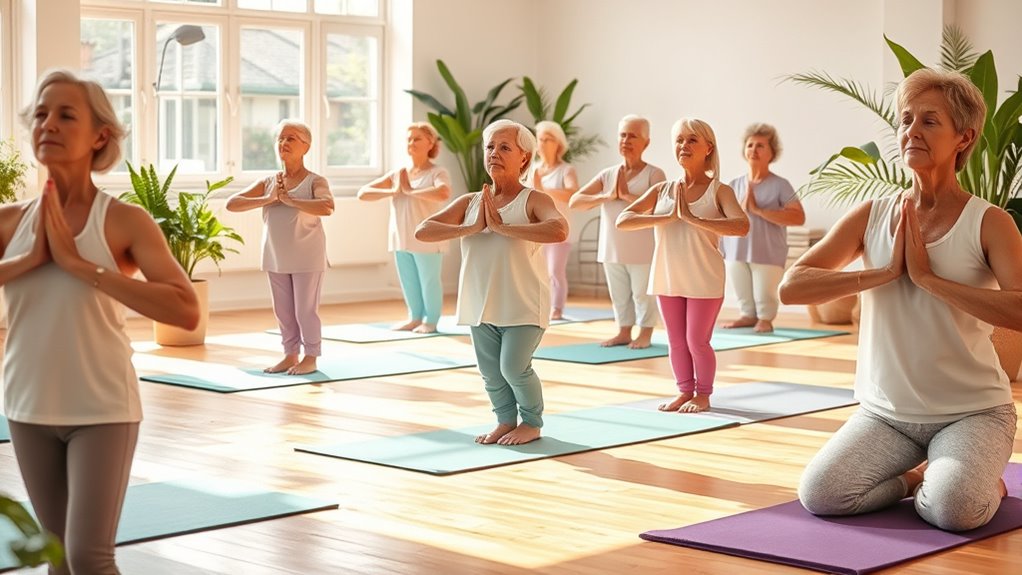 gentle movement and breathing