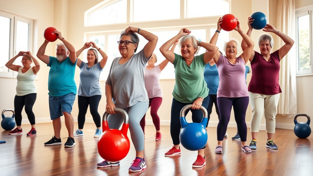 kettlebell workouts improve senior health
