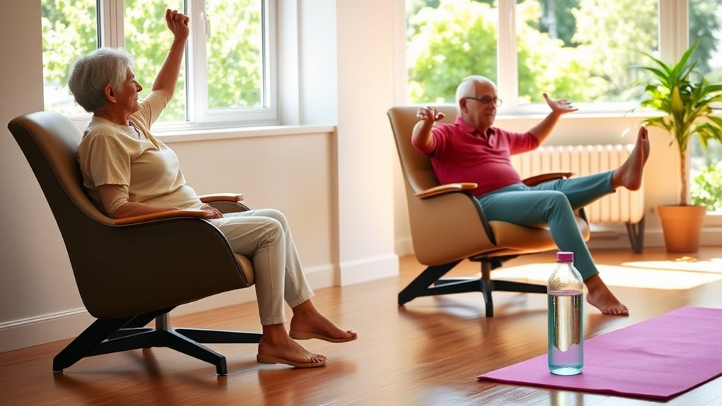 proper posture for seated exercises