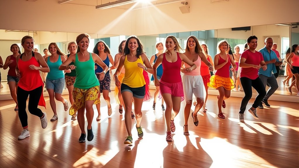 rhythmic group dance activity